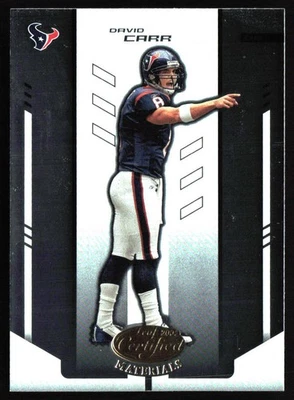 David Carr 2004 materiales certificados Leaf #47 Foto 1 de 2