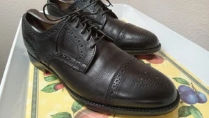 Vestido Oxford Cole Haan Hombre Negro Grand 360 Con Cordones Punta de Ala Hecho en Maine, EE. UU. 9.5 - Imagen 1 de 17