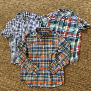 Paket (3) Polo Ralph Lauren Jungen Gr. 6 Kurzarm Knopfleiste Performance - Bild 1 von 4