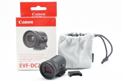 【Almost Unused in Box】 Canon EVF-DC2 Electronic Viewfinder Black From JAPAN 3871 - Image 1 of 4