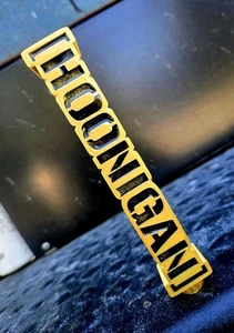Mango estilo Hoonigan - Perilla de cambio dorada de 7" - Universal - Bloque Ken - Imagen 1 de 4