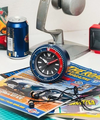 SEIKO x BEAMS TC208S Table Alarm Clock EXCLUSIVE Diver's Watch Design - Image 1 of 3