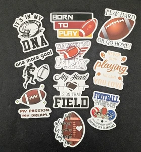Football Stickers, Football Decals - Picture 1 of 1