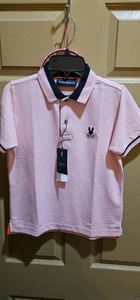 physco bunny Boys Polo Shirt Size 10-12 - Picture 1 of 4