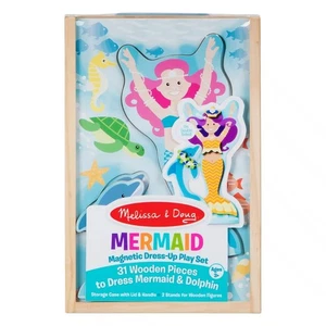 Juego de Vestir Magnético Madera Melissa & Doug - Sirena y Delfín - Imagen 1 de 3