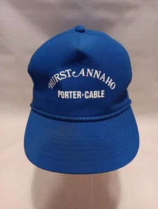 Vintage Porter Kabelhut Hurst Annaho Supply Co Fayetteville NC Youngan blau - Bild 1 von 14