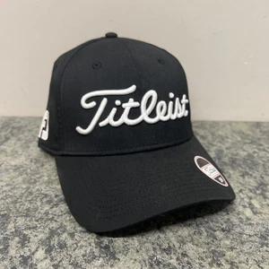 Nuevo Titleist Pro V1 FootJoy Negro Golf Gorra Ajustable Sombrero - S/M Talla Única - Imagen 1 de 7