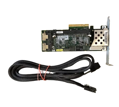 HP Smart Array P410 013233-001 SAS RAID Controller Card+Kabel Full Profile - Bild 1 von 3