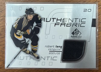 2001-02  Robert Lang, Upper Deck SP Game Used, Authentic Fabric, Jersey - Image 1 of 2
