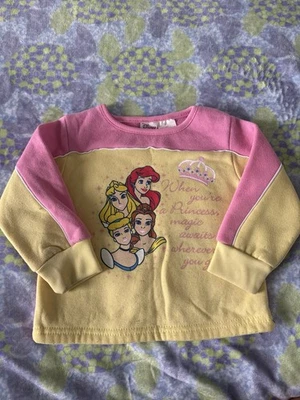 Vintage Y2k Disney Princess Girls Pullover Crewneck Sweater - Image 1 of 4