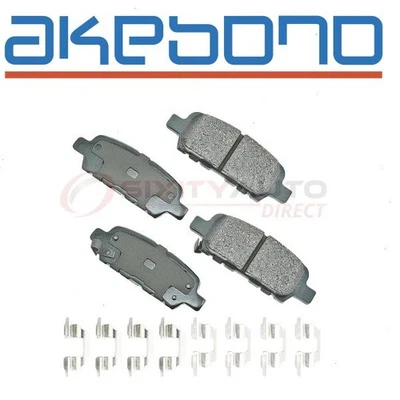 Akebono Pro-ACT Rear Disc Brake Pad Set for 2014-2017 Infiniti Q60 - Braking lo Foto 1 de 4