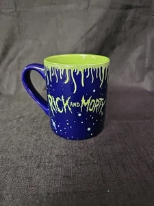 Rick And Morty Official Cartoon Network 20 Unzen Kaffeebecher Tasse Tee blau/grün - Bild 1 von 14