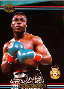 1991 RINGLORDS #27 MELDRICK TAYLOR WBA WELTERWEIGHT CHAMPION NM/M - Picture 1 of 2