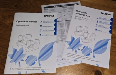 Brother Sewing Machine Manual  888-E33/E34/E36/E37 - Image 1 of 3