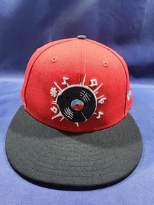 New Era The Clink Room Record Breakers Hat Red Fitted Cap Size 7 1/4 - Picture 1 of 11