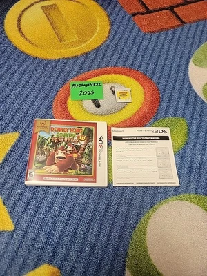 Donkey Kong Country Returns 3D: Nintendo Selects (Nintendo 3DS, 2016) Complete - Image 1 of 3