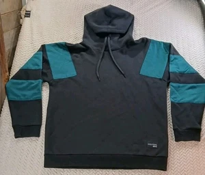 Adidas Equipment Sweatshirt ADV/91-18 Black Teal Crewneck Sweatshirt US Sz Small - Picture 1 of 22