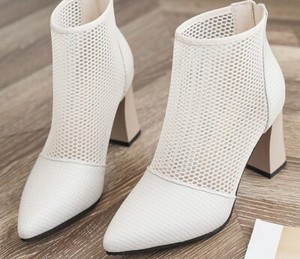 Botas de mujer botines blancos de piel sintética | Compra online en eBay