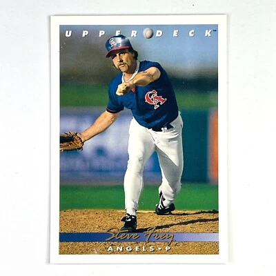 Steve Frey 1993 Upper Deck Baseball Card MLB #750 California Angels - Image 1 of 2