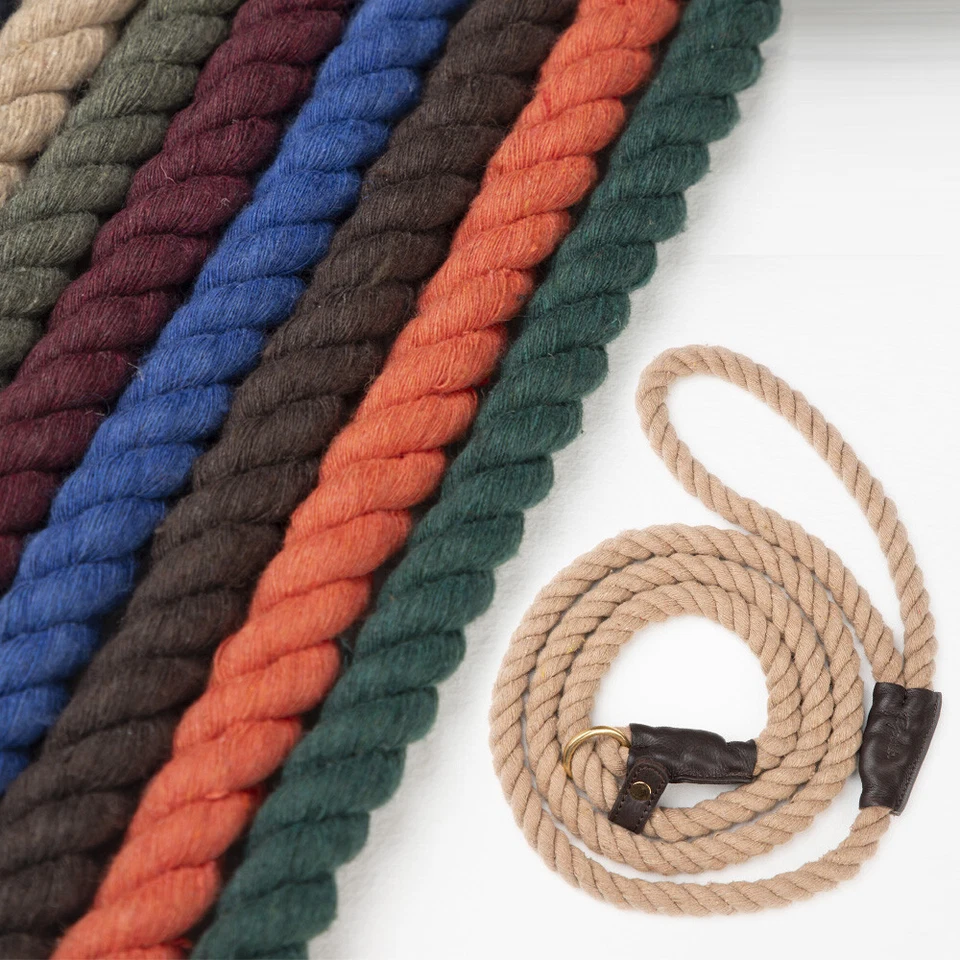 Rope Slip Lead Dog Leads Adjustable Training Leash Pet Puppy Strong Roped Rydale - Image 1 of 1