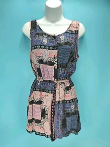 Mameluco VNL Styline Junior Talla Pequeña Mediana Sin Mangas Paisley Rojo Azul Negro - Imagen 1 de 13