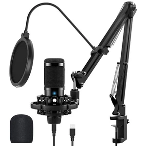 NUOVO NOB Jeemak Set Microfono a Condensatore USB Professionale - Senza Manuale - Foto 1 di 6