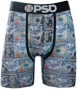 PSD Men's Brief Underwear Bottom Green Money Diamond