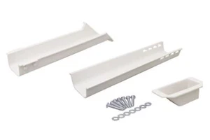 WASTE CHUTE OVERLOCK Industrial Sewing Machine 3 Piece Part Set. Screws not supp - Picture 1 of 3