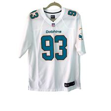 Nike Miami Dolphins Mens Jersey White Size Medium Ndamukong Suh 93 NFL Football