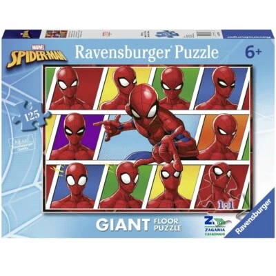 PUZZLE SPIDERMAN IL SUPEREROE 125 PZ PER BAMBINI +6 RAVENSBURGER - Immagine 1 di 2
