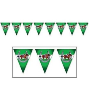 Horse Racing All Weather Pennant Banner Horse Birthday Party Decorations - Picture 1 of 1