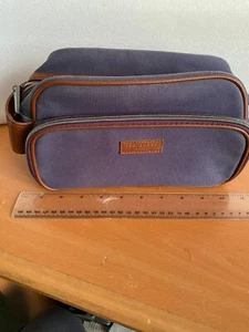 TED BAKER of London Blue / Brown Wash Bag - Picture 1 of 7