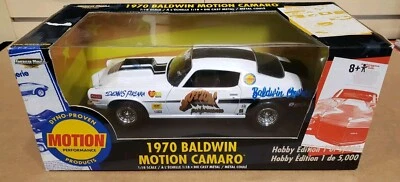 Ertl 1970 Baldwin Motion Camaro White Limited Edition Ferrara Race Car 1:18 - Image 1 of 4