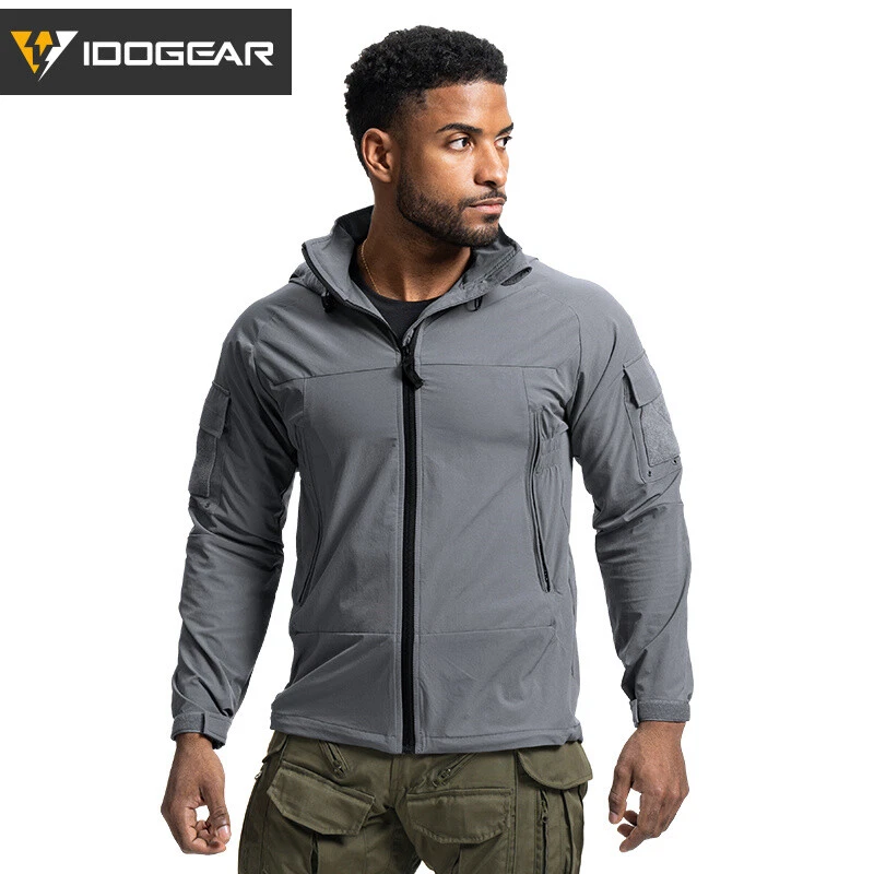 IDOGEAR Tactical Mens Jacket Mens Hoodies Gen2 L5 Soft Water-resistant Windproof - Image 1 of 4