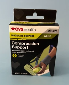 CVS Wrist Compression Support, Moderate Support, One Size - Picture 1 of 5
