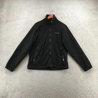 Толстовка мужская Columbia средняя черная с ложным вырезом на молнии передние карманы повседневная - Изображение 1 из 4