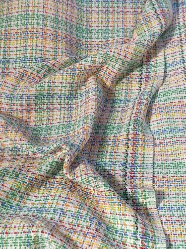 Autentico Thom Browne. Tweed Made in Italy cotone seta poliestere