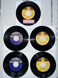 Set x 5 Stevie Wonder 45 Master Blaster / I Just Called To Say I Love You / Over - Bild 1 von 12