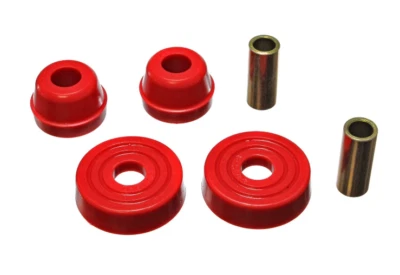 Conjunto de bucha torre apoio de suspensão energia dianteira vermelha para 1983-2004 Ford Mustang - Imagem 1 de 3