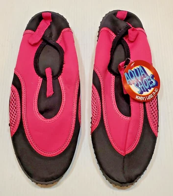 Aqua Shoes Women Yoga Exercise Barefoot Skin Quick-Dry Pink Beach Swim Vacation - Image 1 of 4