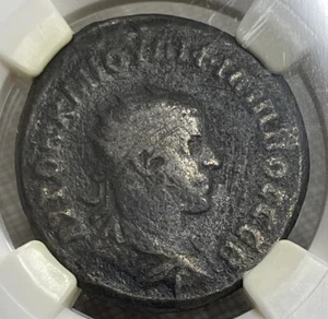 Antioch Syria Philip I BI Tetradrachm AD 244-249 NGC F - Picture 1 of 3