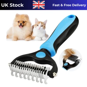 Professionelle Haustierpflege Kamm Bürste | Entfilzung & Unterwolle Rechen Werkzeug für Hunde - Bild 1 von 6