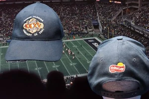 Tampa Florida Super Bowl XXXV 2001 Gorra de Pelota Sombrero Snapback Béisbol Frito-Lay - Imagen 1 de 7