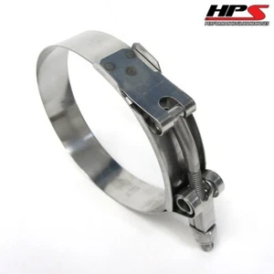Abrazadera de manguera de perno en T de acero inoxidable HPS 3,39""-3,7"" tamaño # 80 para manguera de identificación de 3-1/8 - Imagen 1 de 1