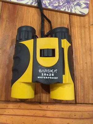 Barska Compact Water Proof Binoculars w/ Neck Strap CO10696 Yellow - Image 1 of 4