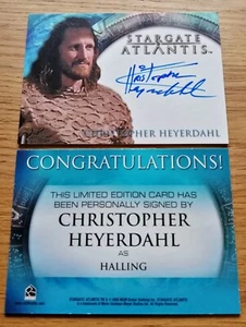 Stargate Atlantis Season 1 Autograph Trading Card C. Heyerdahl As HALLING - Bild 1 von 1