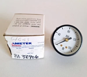 Ametek EE. UU. Manómetro P500 160 PSI 1/8 ANPT CBM (Lote de 5 piezas) - Imagen 1 de 4