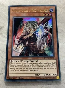Yugioh - Ghost Ogre Snow Rabbit - DUPO EN075 - Ultra Rare 1st Edition - Picture 1 of 2