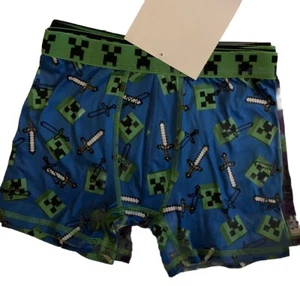 Minecraft 4- Pack Boys Athletic Boxer Briefs Underwear Size 8M - Picture 1 of 5