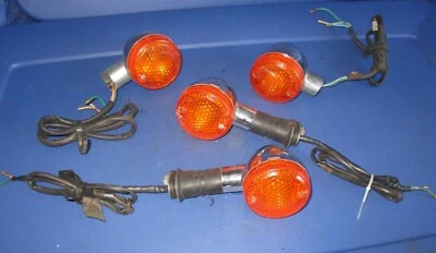 Juego de intermitentes delanteros traseros HONDA Shadow ACE VT 1100 1995-1997 clásicos daños Foto 1 de 4